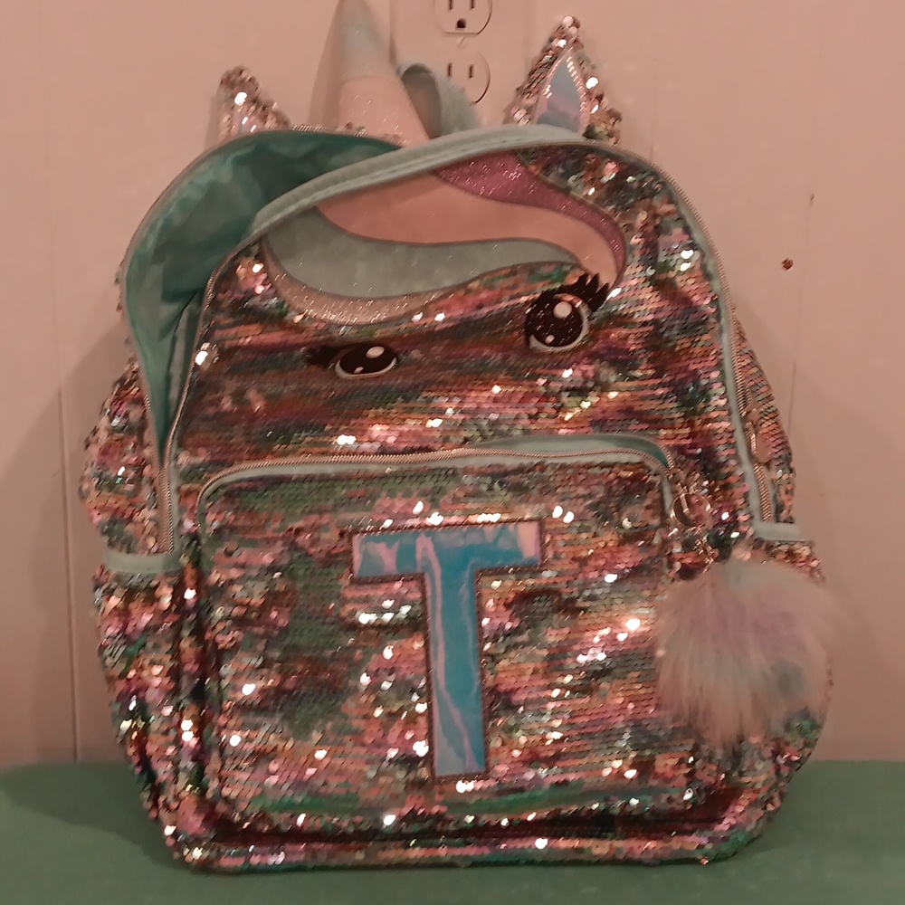 JUSTICE T Unicorn Backpack!
